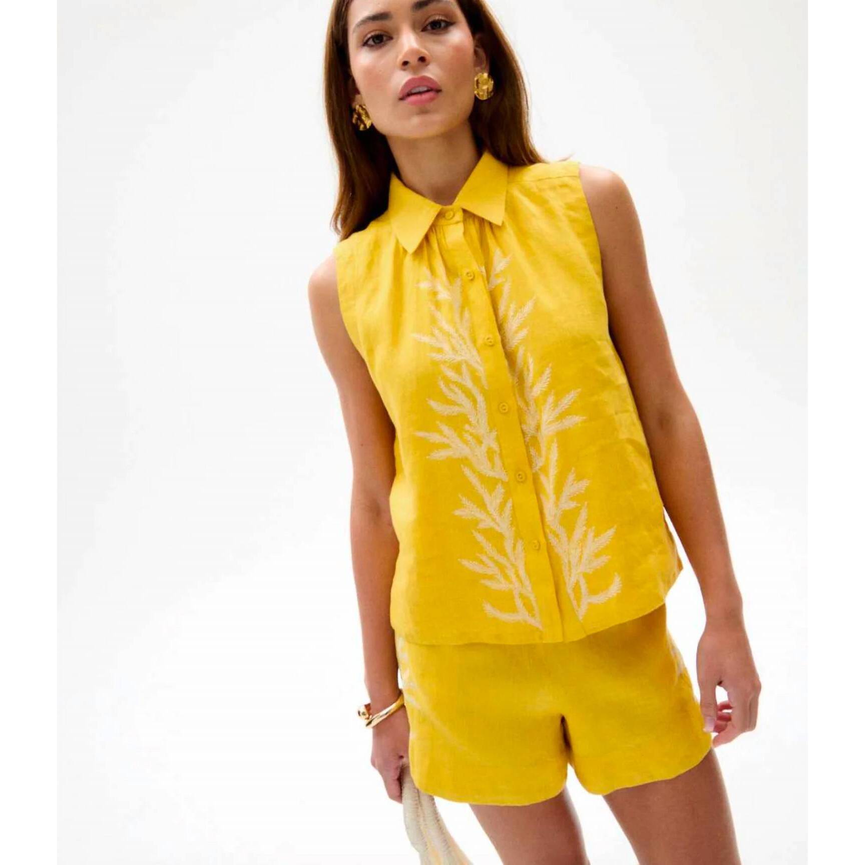 New Carolina K Guida Shorts In Yellow